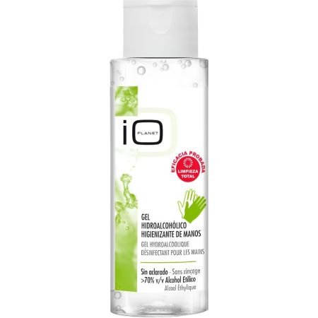 Io Planet Solución Hidroalcohólica Higienizante Líquida Vaporizador higienizante de manos sin aclarado para una limpieza eficaz y rápida 200 ml