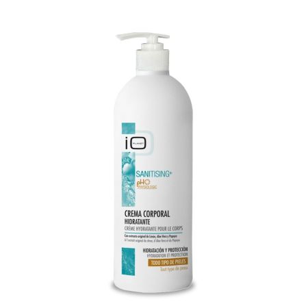 Io Planet Sanitising+ Crema corporal hidrata e higieniza extracto limon, aloe vera y papaya 500 ml dosificador