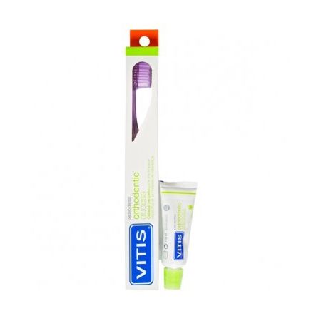 Vitis Orthodontic Access Cepillo Dental + Pasta Dentrífica Pack regalo para cuidado dental