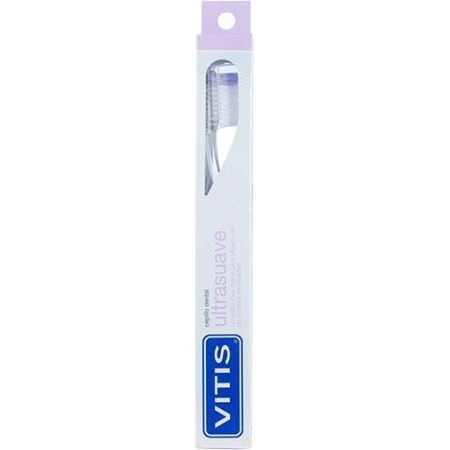 Vitis Cepillo Dental Ultrasuave Cepillo de dientes cabezal normal de dureza ultra suave 2 uds