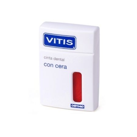 Vitis Cinta Dental Con Cera Seda dental ayuda a realizar una limpieza más cómoda y con fácil deslizamiento 50 m
