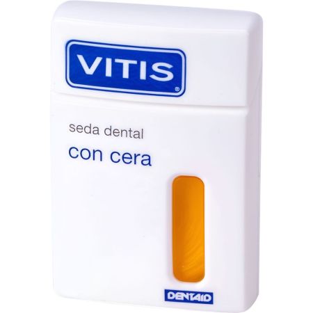 Vitis Dentaid Seda Dental Con Cera Seda dental ayuda a realizar una limpieza más cómoda y con fácil deslizamiento 50 m