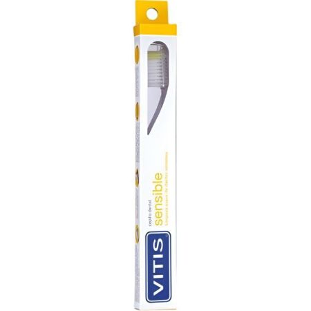 Vitis Sensible Cepillo Dental Cepillo de dientes para una limpieza suave de dientes sensibles