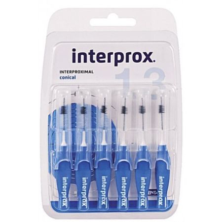 Interprox Cepillo Interdental Interproximal Cepillo interdental para limpiar y eliminar la placa bacteriana  para espacios de 2,2 mm 6 uds