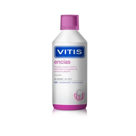 Vitis Colutorio Encías Enjuage bucal para encías ayuda a prevenir y tratar los problemas por gingivitis