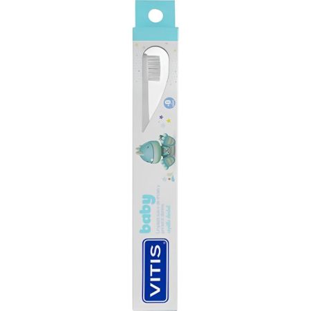 Vitis Cepillo Dental Baby Cepillo de dientes para una limpieza suave de encías y primeros dientes