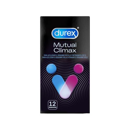 Durex Preservativos Mutual Clímax Preservativos para acelerar el orgamo de ella y retrasar el de él 12 uds