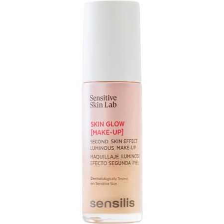 Sensilis Skin Glow [Make-Up] Maquillaje Luminoso Base de maquillaje resistente al sudor mejora la textura iluminando e hidratando de forma inmediata