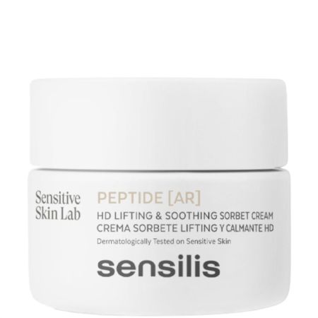 Sensilis Peptide [Ar] Crema Sorbete Lifting Y Calmante Hd Crema facial mejora firmeza y elasticidad rellenando la piel desde dentro con péptidos biotecnológicos 50 ml