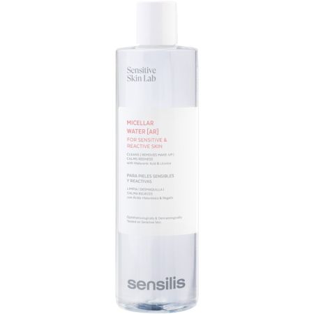 Sensilis Micellar Water [Ar] Agua micelar limpia calmando hidratando y tonificando la piel dejando una sensación de frescor y suavidad 400 ml