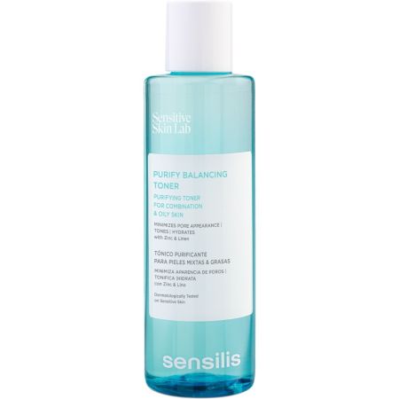 Sensilis Tónico Purificante Tónico facial purificante regula la secreción sebácea sin producir efecto rebote y minimiza poros 200 ml