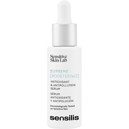 Sensilis Supreme [Booster Fece] Sérum Antioxidante Y Antipolución Sérum de textura fresca separa ilumina renueva y protege previniendo el envejecimiento prematuro 30 ml