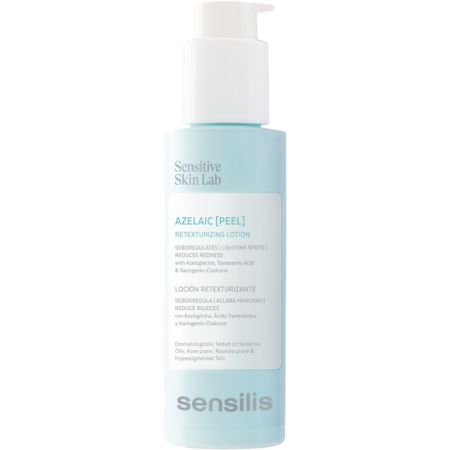 Sensilis Azelaic [Peel] Loción Retexturizante Loción facial seborreguladora de textura gelificada aclara manchas y reduce rojeces de todo tipo 100 ml