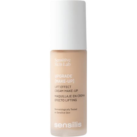 Sensilis Upgrade [Make-Up] Maquillaje En Crema Base de maquillaje de textura crema mejora firmeza y tono de la piel ofreciendo un acabado uniforme y luminoso