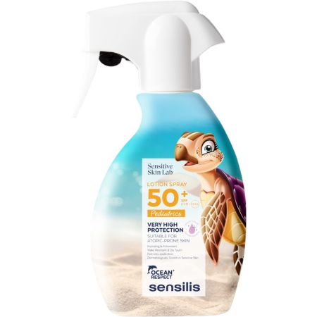 Sensilis Pediatrics Lotion Spray Spf 50+ Spray solar infantil proporciona una acción hidratante antioxidante y calmante de manera inmediata 200 ml