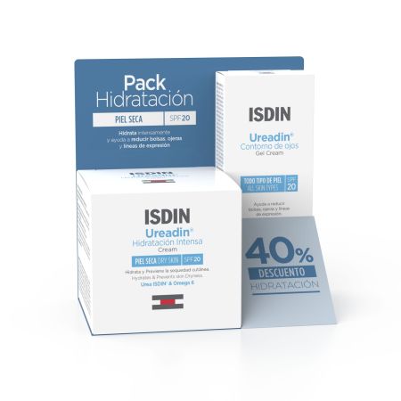 Isdin Pack Hidratación Ureadin Piel Seca Spf 20 Formato Especial Tratamiento hidratante intensivo antiedad
