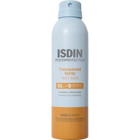 Isdin Transparent Spray Fotoprotector Spf 50 Spray solar hidratante acabado invisible y secado rápido