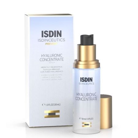 Isdin Isdinceutics Prevent Hyaluronic Concentrate Serum Sérum hidrata redensifica rellena arrugas y disminuye poros con ácido hialurónico 30 ml