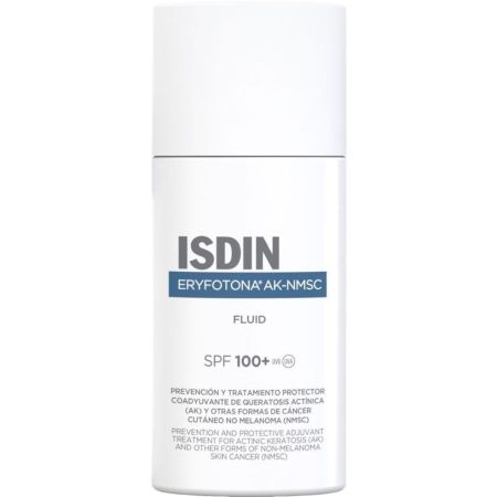 Isdin Eryfotona Ak-Nmsc Fluid Spf 100+ Protección solar previene y fortalece el daño actínico 50 ml