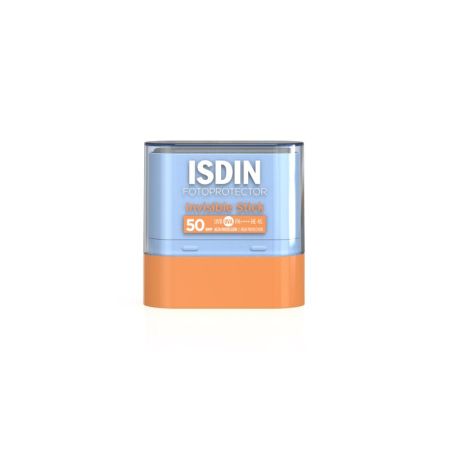 Isdin Invisible Stick Fotoprotector Spf 50 Stick solar resistente al agua y al sudor protege zonas más sensibles y expuestas al sol 10 gr