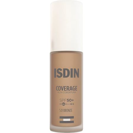 Isdin Coverage A.G.E. Protect Active Spf50+ Base de maquillaje reduce arrugas y mejora la elasticidad y firmeza de la piel