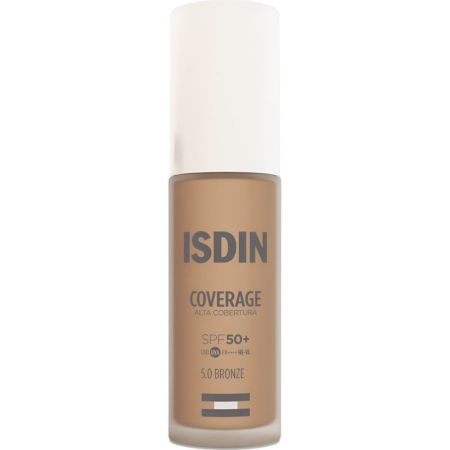 Isdin Fotoprotector Coverage Spf50 + Maquillaje con muy alta protección mejora la elasticidad y firmeza de la piel spf0 +