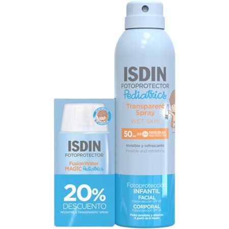 Isdin Fotoprotector Pediatrics Facial Corporal Spf 50 Set Especial Set de protección solar infantil facial y corporal protección solar completa y segura durante las actividades al aire libre