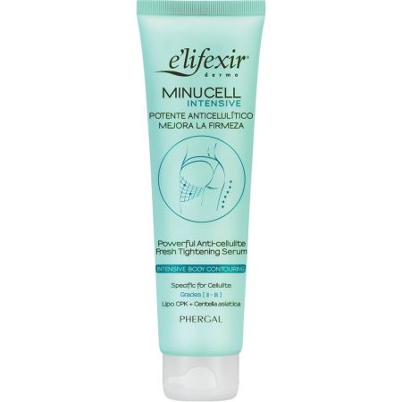 Elifexir Intensive Minucell Potente Anticelulítico Crema anticelulítica de rápida absorción favorece la desaparición de la celulitis más resistente 150 ml