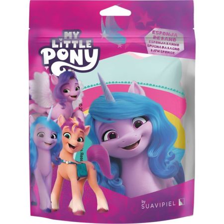 Suavipiel My Little Pony Esponja Baño Esponja de baño con diseño adorable limpia suaviza y alisa la piel de los niños para experiencia divertida