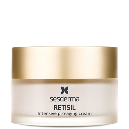 Sesderma Retisil Crema Intensiva Pro-Aging Crema intensiva antiedad antiarrugas y reafirmante reduce manchas y flacidez para aspecto mejorado 50 ml