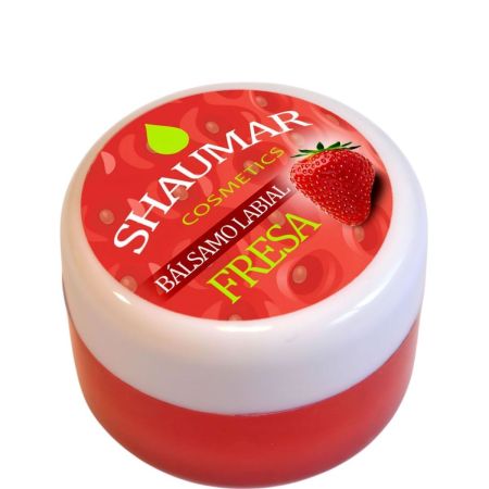 Shaumar Fresa Bálsamo Labial Bálsamo labial hidratante reparador calma los labios agrietados y secos 15 ml