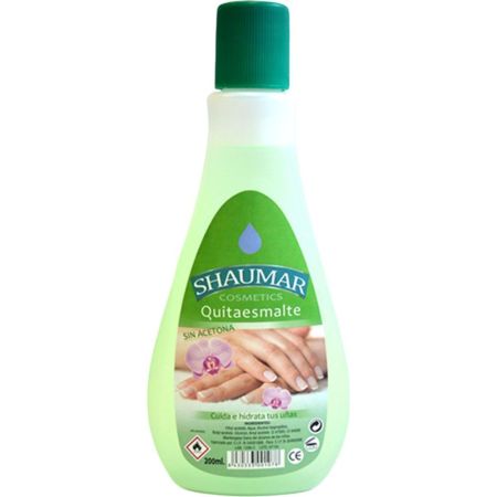 Shaumar Quitaesmalte Sin Acetona Quitaesmalte cuida e hidrata las uñas y las cutículas 200 ml