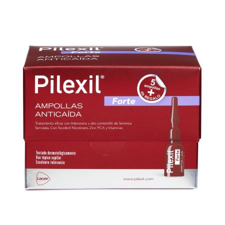 Pilexil Forte Ampollas Anticaída Formato Especial Ampollas tratamiento eficaz anticaída 20 uds