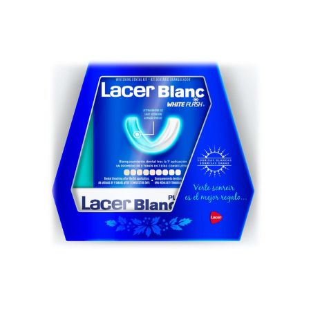 Lacer Blanc White Flash Kit Dental Blanqueador Set dental blanqueador activado por luz elimina manchas con efecto inmediato
