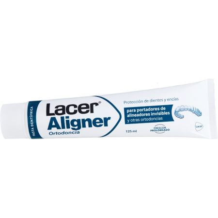 Lacer Aligner Ortodoncia Pasta Dentífrica Pasta de dientes antimicrobiana con sabor a menta protege dientes y encías para personas con ortodoncia