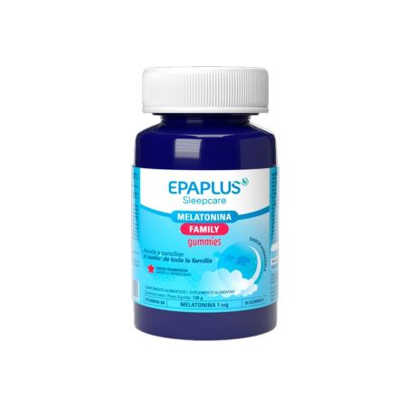 Epaplus Sleepcare Gummies Melatonina Family Complemento alimenticio contribuye a disminuir el tiempo necesario para conciliar el sueño 50 uds