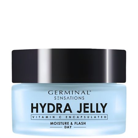 Germinal Sensations Hydra Jelly Moisture & Flash Day Crema facial hidratante de textura gel potencia la luminosidad ofreciendo efecto lifting inmediato 50 ml