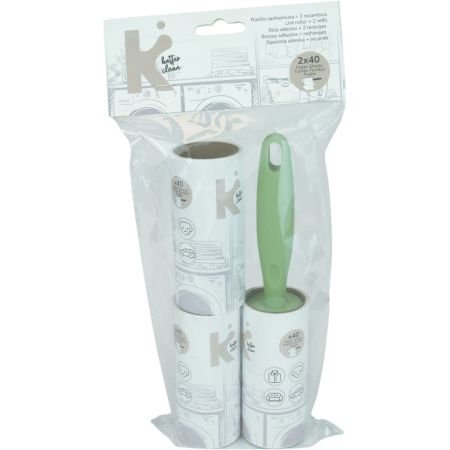 Markant Rodillo Quitapelusas Rodillo quitapelusas con mango ergonómico perfecto para mantener tu ropa impecable 1 rodillo + 2 recambios