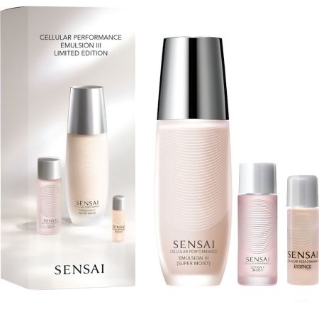 Sensai Cellular Performance Emulsion Iii (Super Moist) Estuche Emulsión ligera antiedad aporta elasticidad y confort para un piel hidratada 100 ml