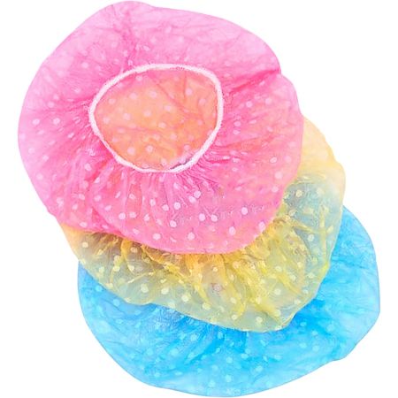 D'Emilia Gorro Ducha Set Gorro de ducha impermeable con elástico para un ajuste cómodo y seguro 6 uds