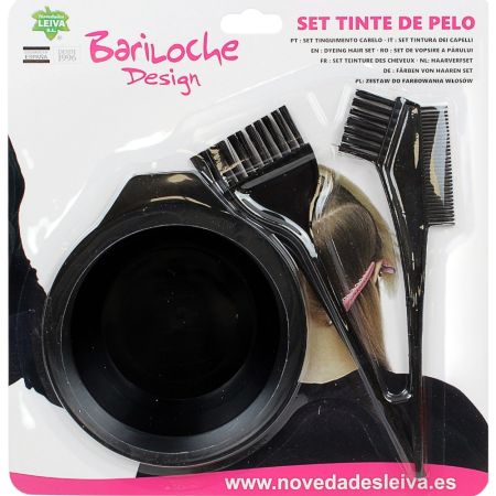 Bariloche Set Tinte De Pelo Set capilar para tintar el cabello incluye todo lo necesario para una aplicación cómoda y uniforme