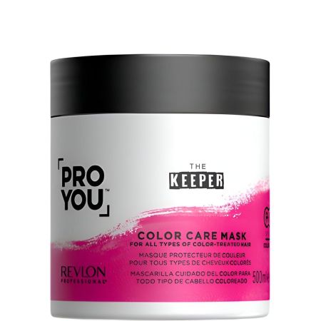 Revlon Professional Proyou The Keeper Color Care Mask Mascarilla intensiva previene la decoloración prolongando el color para cabello sedoso y controlado 500 ml