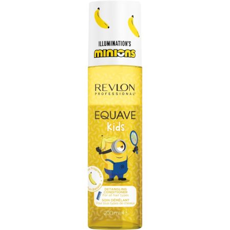 Revlon Professional Minions Equave Kids Detangling Conditioner Acondicionador bifásico sin aclarado para niños con protección térmica hasta 220ºc para un cabello suave y brillante 200 ml