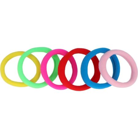 Inca Gomas Elásticas Pack Gomas elásticas multicolor gran resistencia no ceden no estiran ni enredan el cabello 6 uds