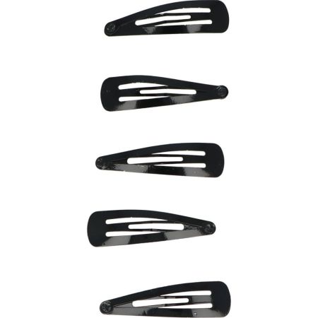 Inca Clip Negro Pack Clip para decorar tu cabello y adaptarlo a tu estilo 5 uds