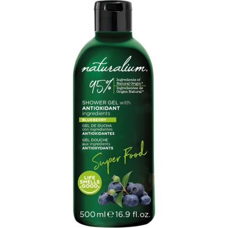 Naturalium Super Food Blueberry Gel De Ducha Gel de ducha antioxidante con extractos naturales de arándanos 500 ml
