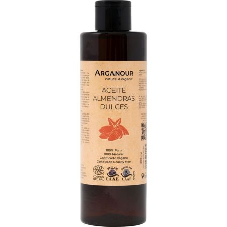 Arganour Aceite Almendras Dulces Aceite esencial de almendras dulces 100% natural 250 ml