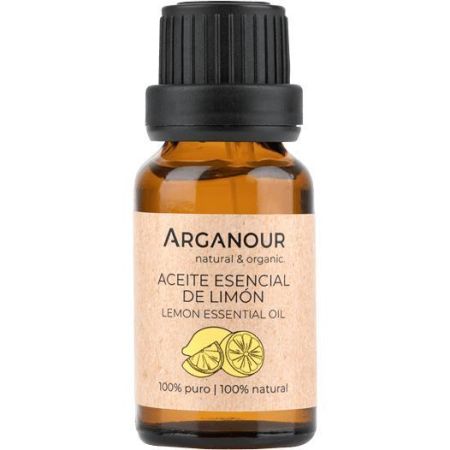 Arganour Aceite Esencial Limón Aceite esencial de limón 100% natural 15 ml