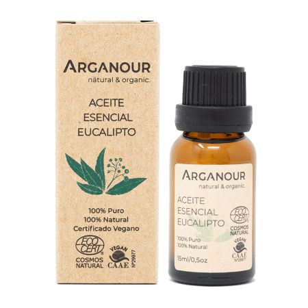 Arganour Aceite Esencial Eucalipto Aceite esencial de eucalipto 100% natural 15 ml