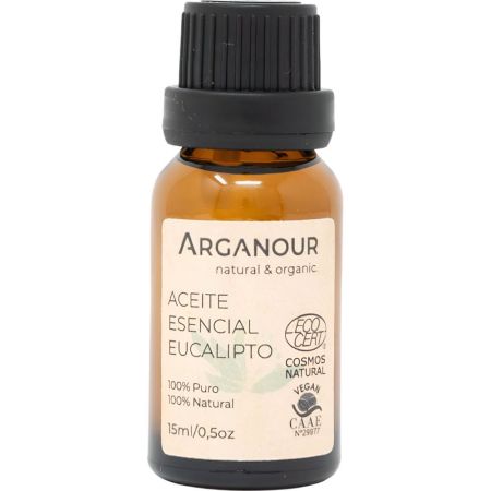 Arganour Aceite Esencial Eucalipto Aceite esencial de eucalipto 100% natural 15 ml